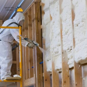 عازل أسطح ضد المياه بالخبر العزل بالفوم البولي يوريثان